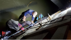 屏西泵站出站管改造顺利实施 解决小区排污难题585.png