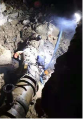 工程公司技术加持 解决施工现场“排水难”——地铁5号线一期工程高仕路站给水管线迁改工程完工0.png