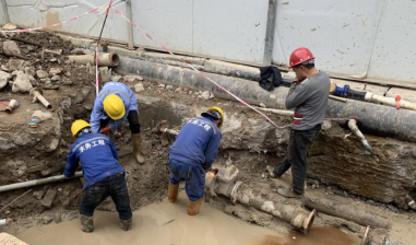 以更高的标准助力福州地铁建设——工程公司完成地铁四号线省立站管道回迁任务459.png