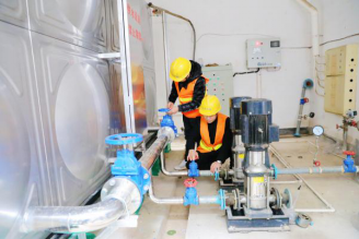泵房亦是一道小区风景线——工程公司完成省人才公寓一期不锈钢生活水泵房整改提升661.png