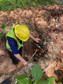 彰显为军首责 情暖军人军属——工程公司完成省军区第七干休所供水抢修任务292.png