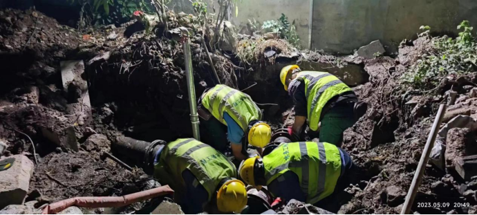 克难制胜助基建 质效双优获好评——工程公司完成连坂村通沟污泥处置厂基建用水项目0.png