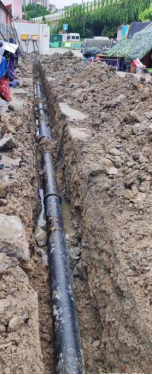 克难制胜助基建 质效双优获好评——工程公司完成连坂村通沟污泥处置厂基建用水项目454.png