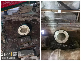 巧用新型技术  破解抢修难题——自来水公司完成老旧管道漏损修复工作593.png