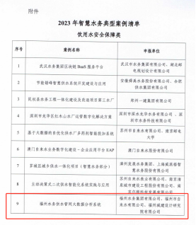 捷报！福州供水管网大数据分析系统入选住建部2023年智慧水务典型案例！88.png