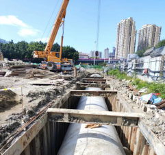 获锦旗！排水公司助力安商房建设 提前完成管道迁改622.png