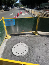 市区一路面出现塌陷 排水公司7小时紧急修复破损雨水管177.png