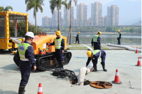 多场景模拟 排水设备显身手 福州水务集团举行防汛排涝综合演练572.png